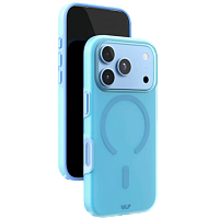 Чехол защитный VLP Sorbet Case с MagSafe для iPhone 18 Pro Max (Голубой)